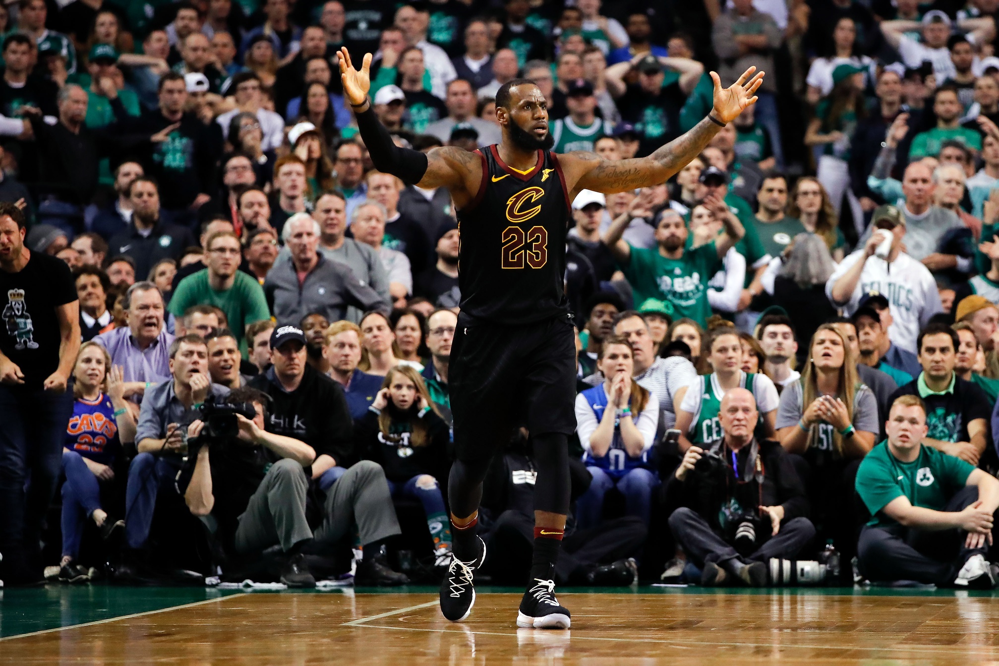 lebron in boston