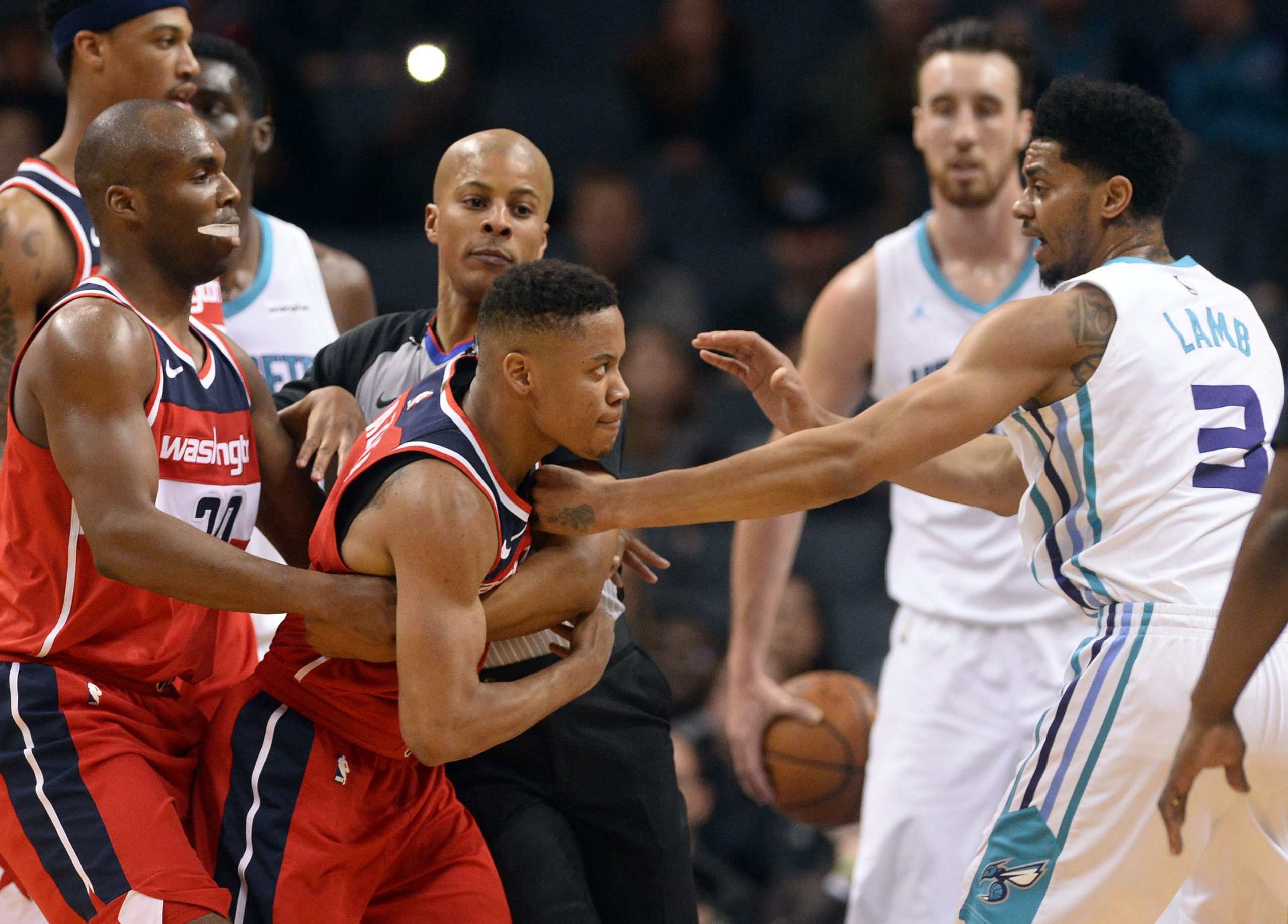 NBA: Washington Wizards at Charlotte Hornets
