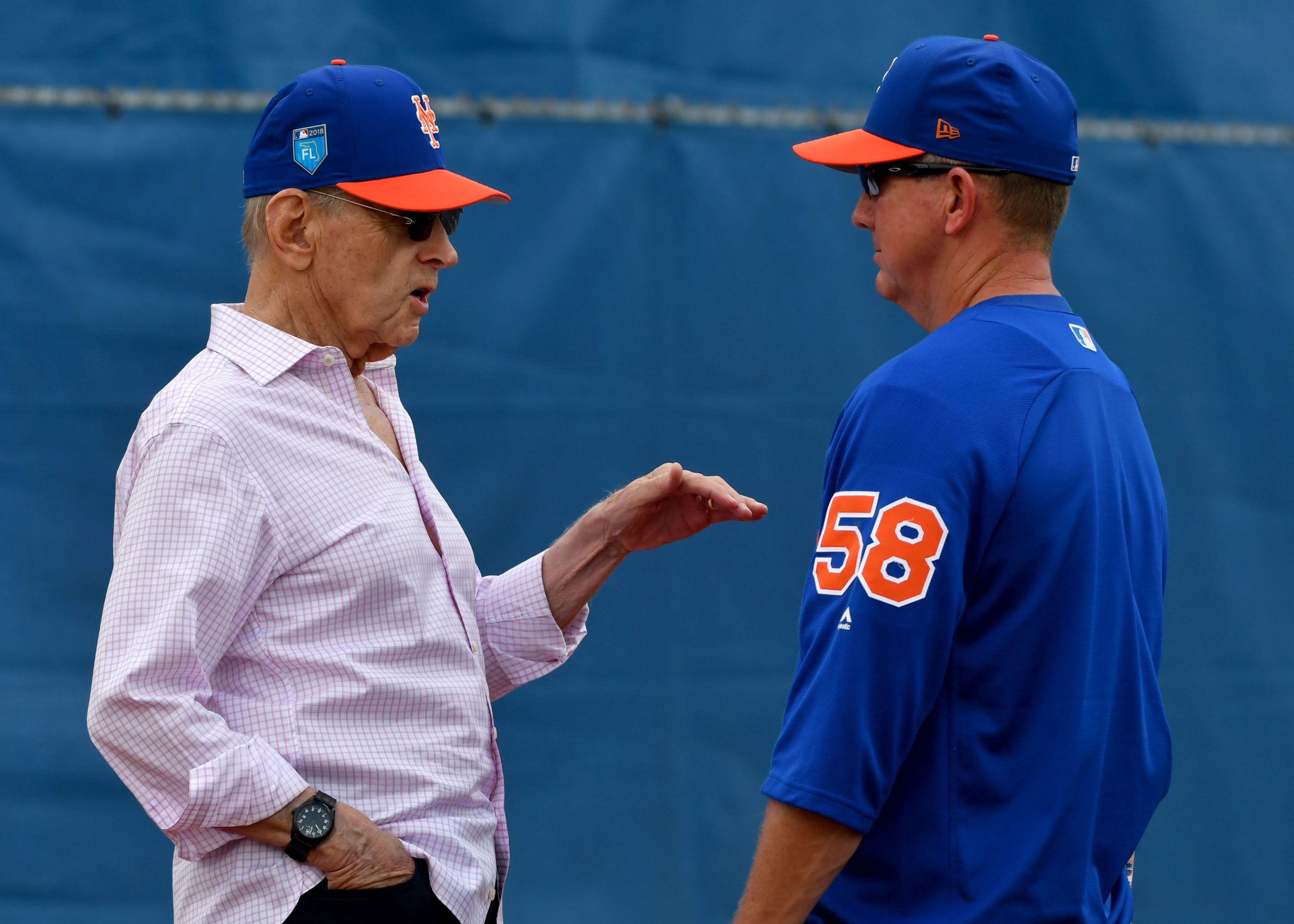 MLB: New York Mets-Workouts