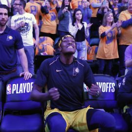 NBA: Playoffs-Cleveland Cavaliers at Indiana Pacers