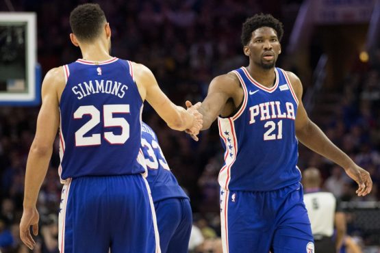 Joel Embiid and Ben Simmons