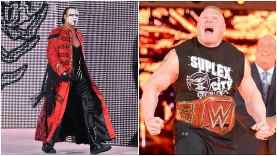Sting Brock Lesnar