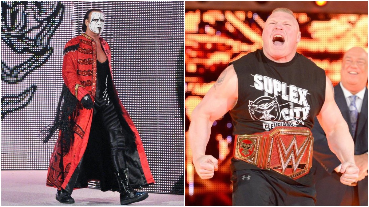 Sting Brock Lesnar