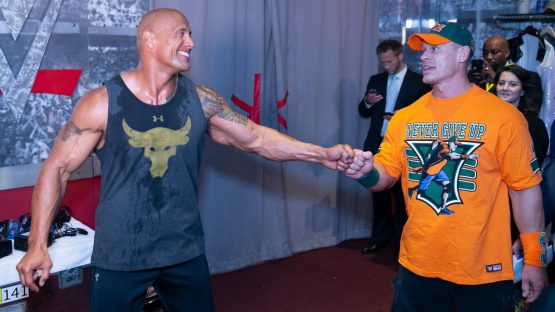 The Rock John Cena