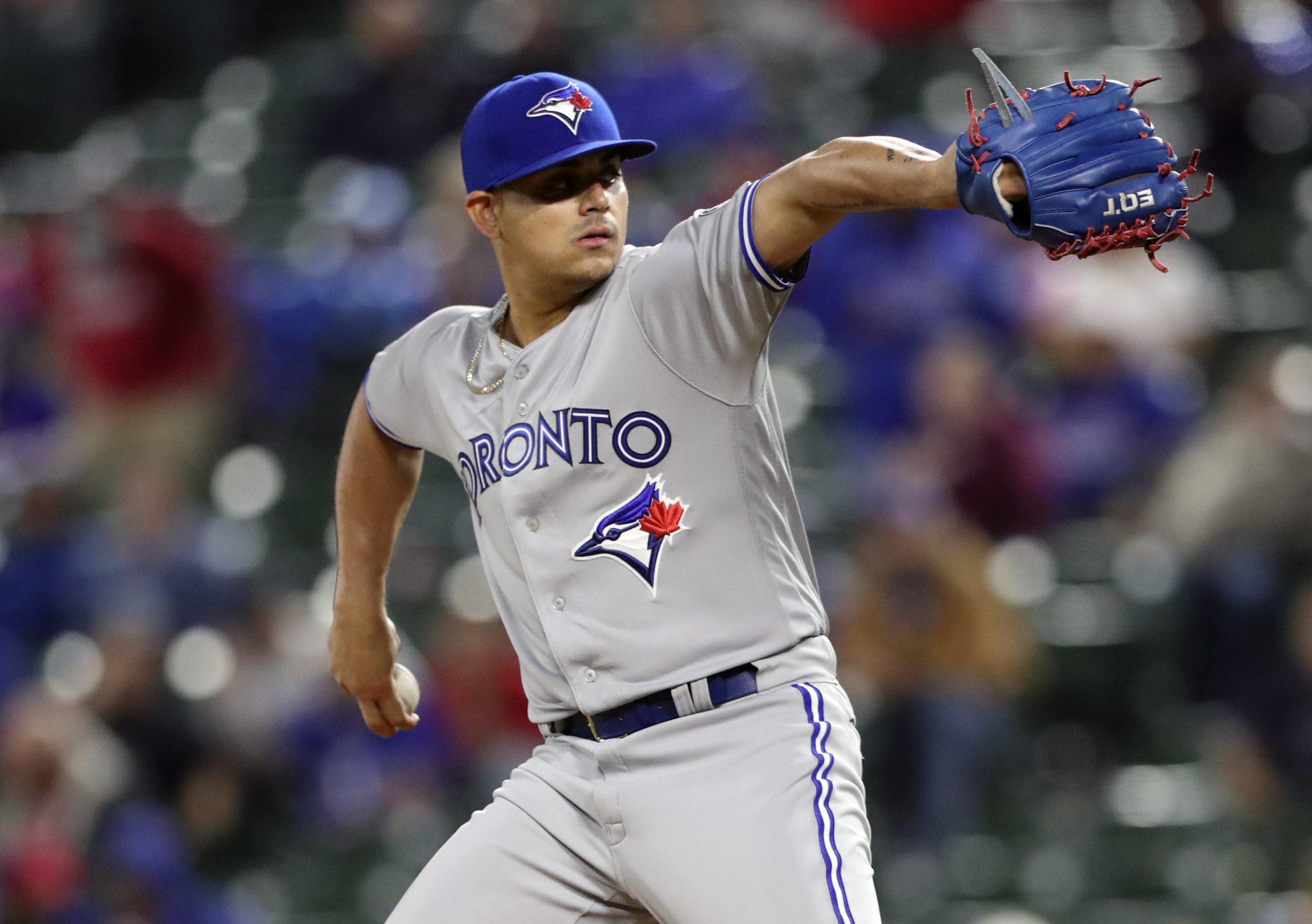 MLB: Toronto Blue Jays at Texas Rangers