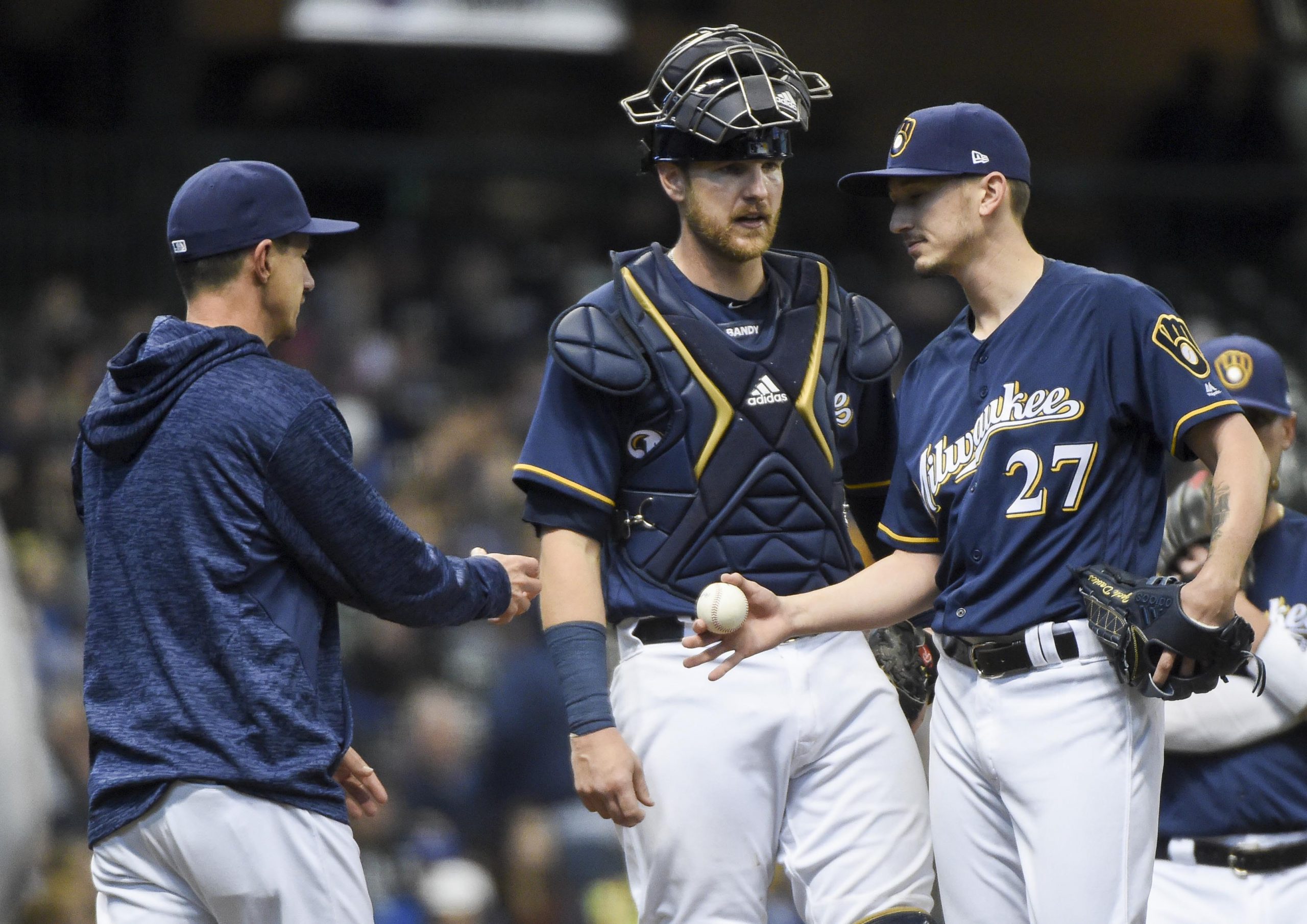 MLB: Cincinnati Reds at Milwaukee Brewers