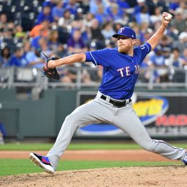 MLB: Texas Rangers at Kansas City Royals
