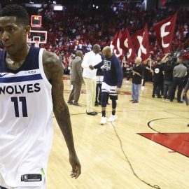 NBA: Playoffs-Minnesota Timberwolves at Houston Rockets