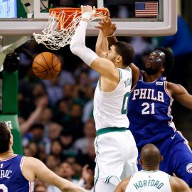 NBA: Playoffs-Philadelphia 76ers at Boston Celtics