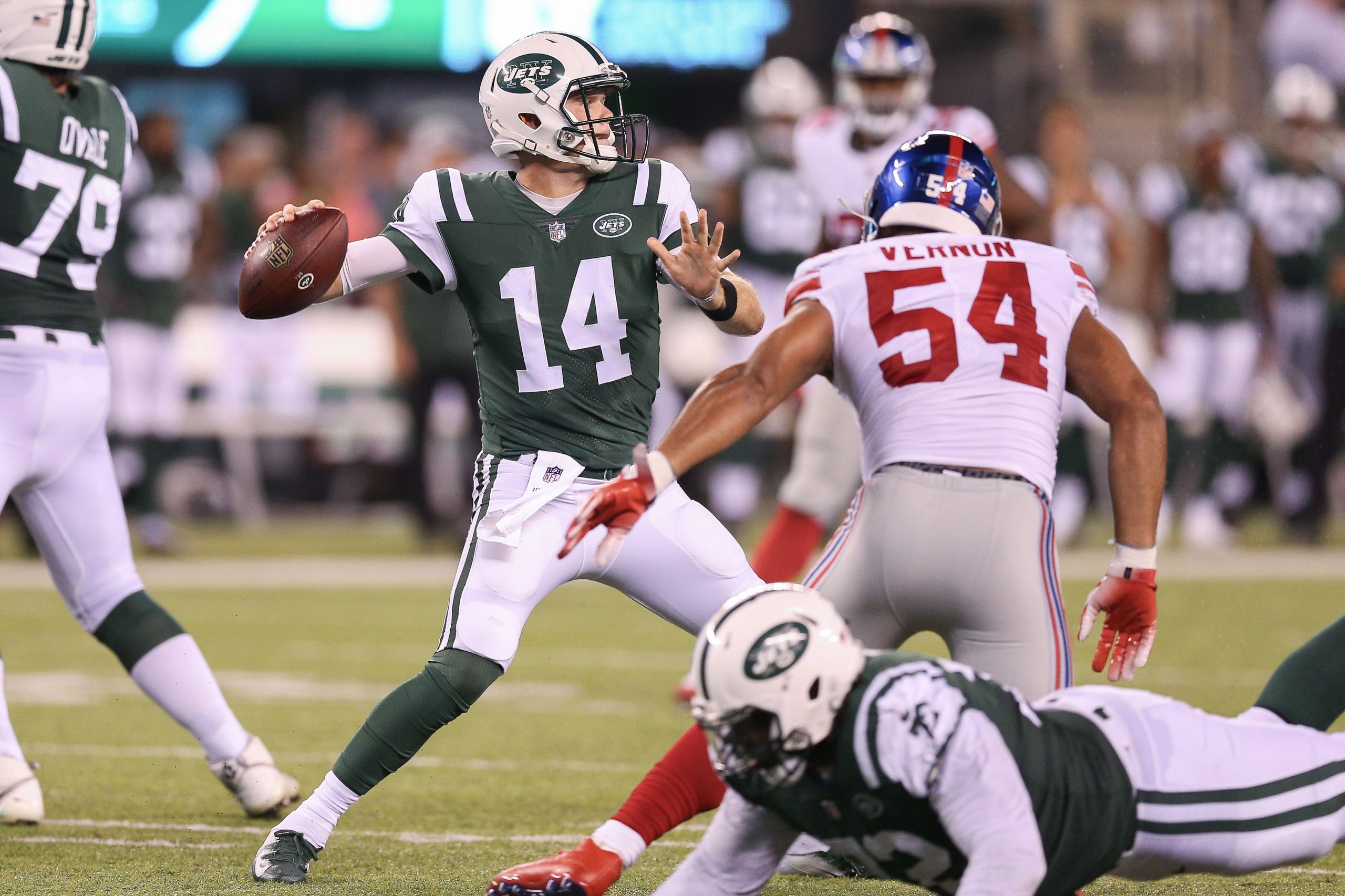 NFL: New York Giants at New York Jets