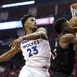 NBA: Playoffs-Minnesota Timberwolves at Houston Rockets