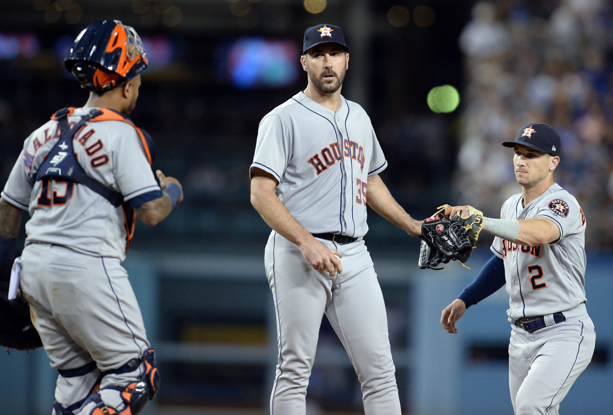 MLB: Houston Astros at Los Angeles Dodgers