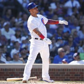 MLB: Cincinnati Reds at Chicago Cubs