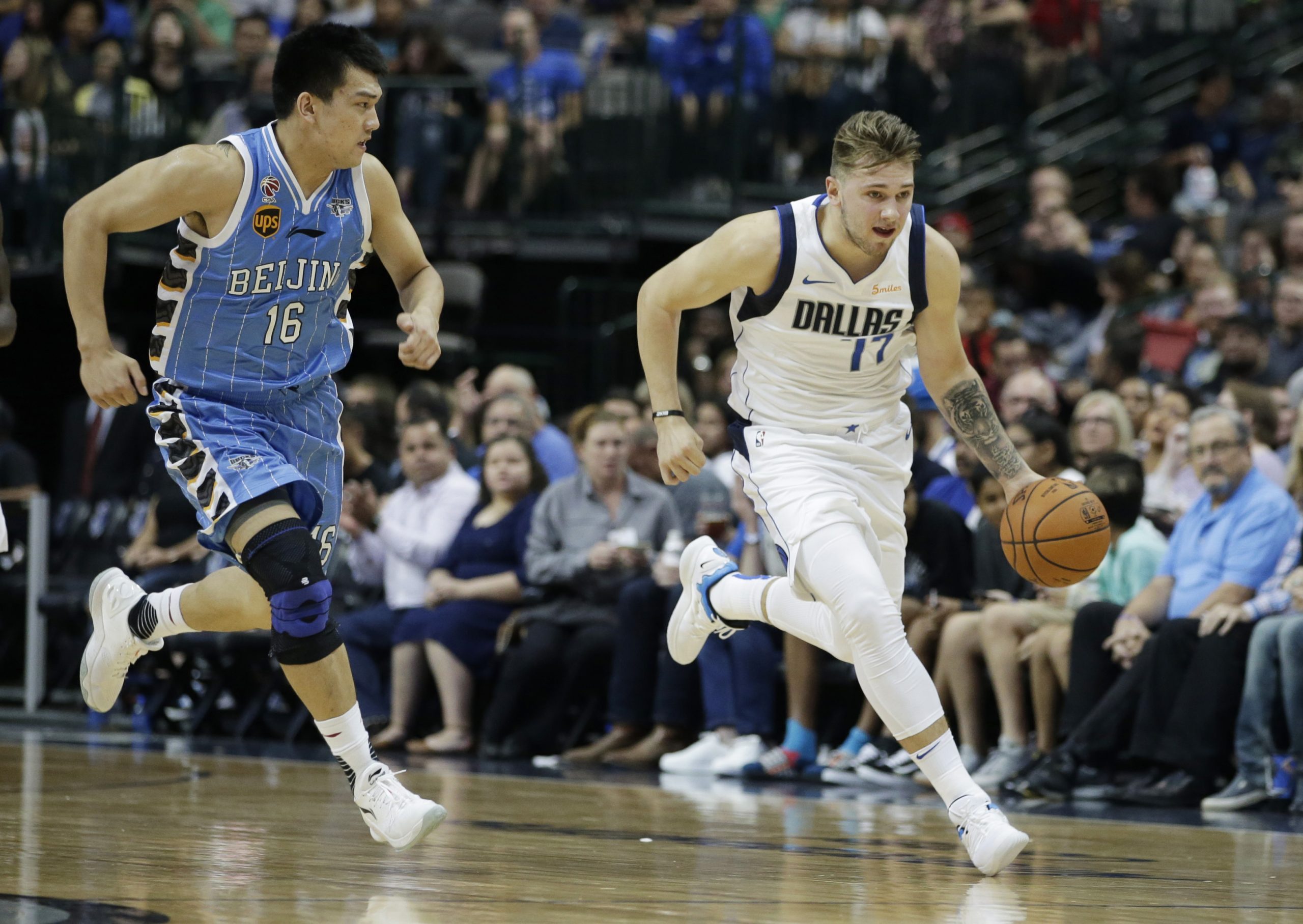 NBA: Preseason-Beijing Ducks at Dallas Mavericks