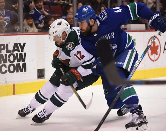 NHL: Minnesota Wild at Vancouver Canucks