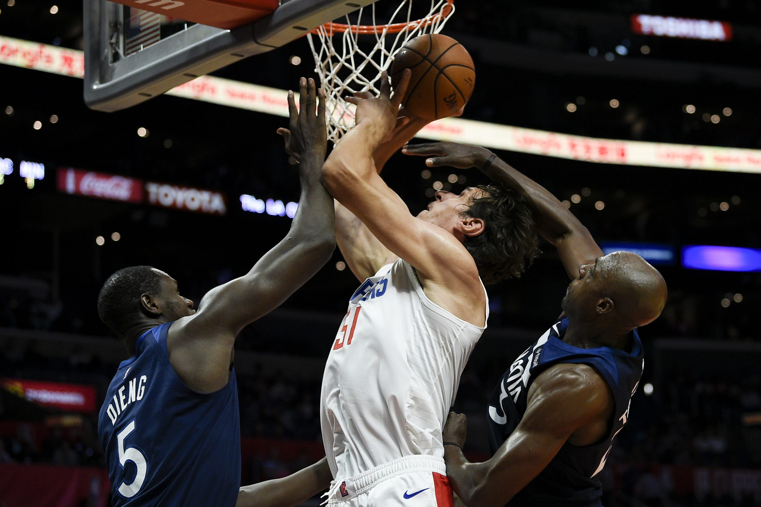 NBA: Preseason-Minnesota Timberwolves at Los Angeles Clippers