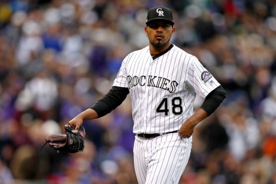 MLB: NLDS-Milwaukee Brewers at Colorado Rockies