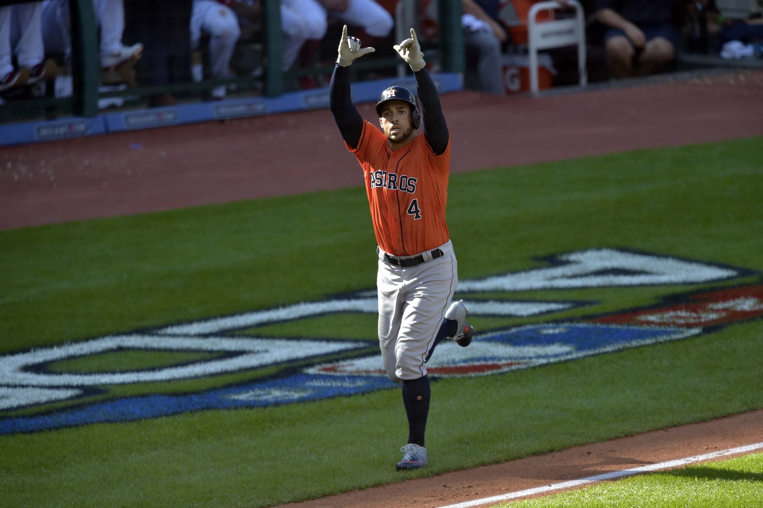 MLB: ALDS-Houston Astros at Cleveland Indians