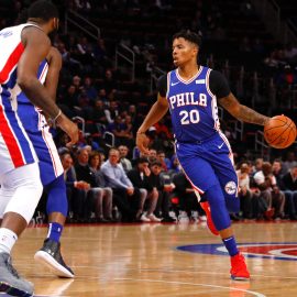 NBA: Philadelphia 76ers at Detroit Pistons