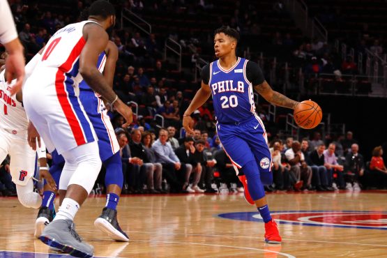 NBA: Philadelphia 76ers at Detroit Pistons