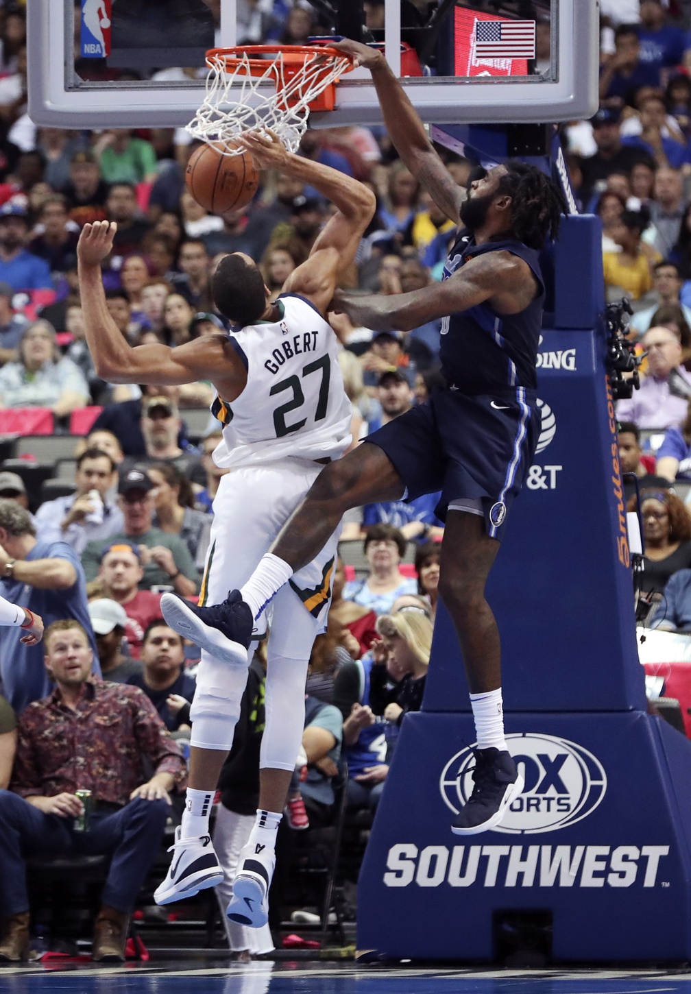 deandre jordan rudy gobert
