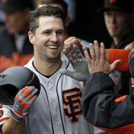 USP MLB: SAN FRANCISCO GIANTS AT NEW YORK METS S BBN USA NY