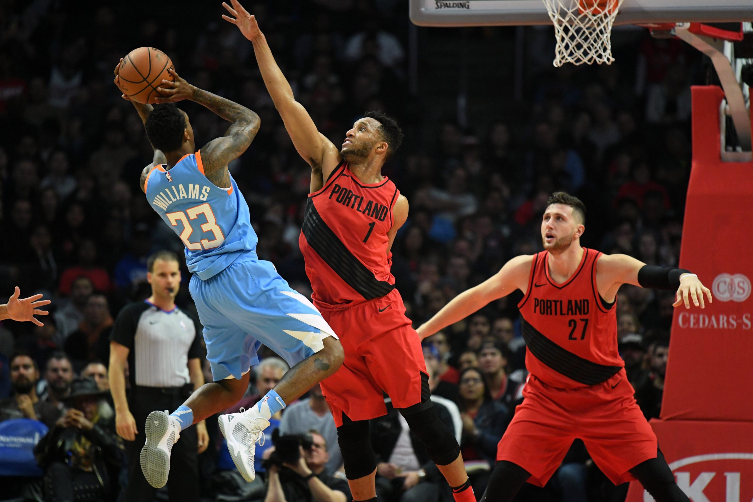 NBA: Portland Trail Blazers at Los Angeles Clippers