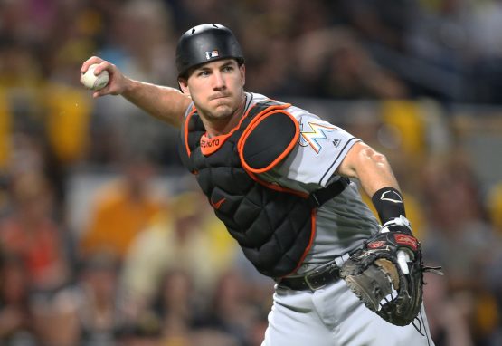 Miami Marlins Catcher J.T. Realmuto
