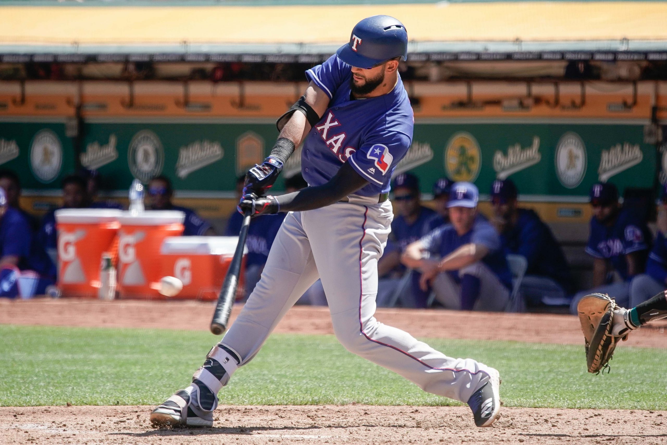 MLB: Texas Rangers at Oakland Athletics