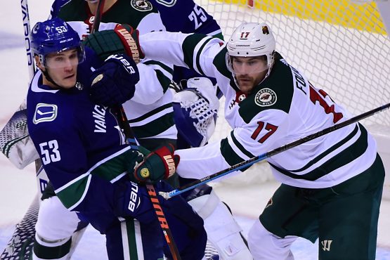 NHL: Minnesota Wild at Vancouver Canucks