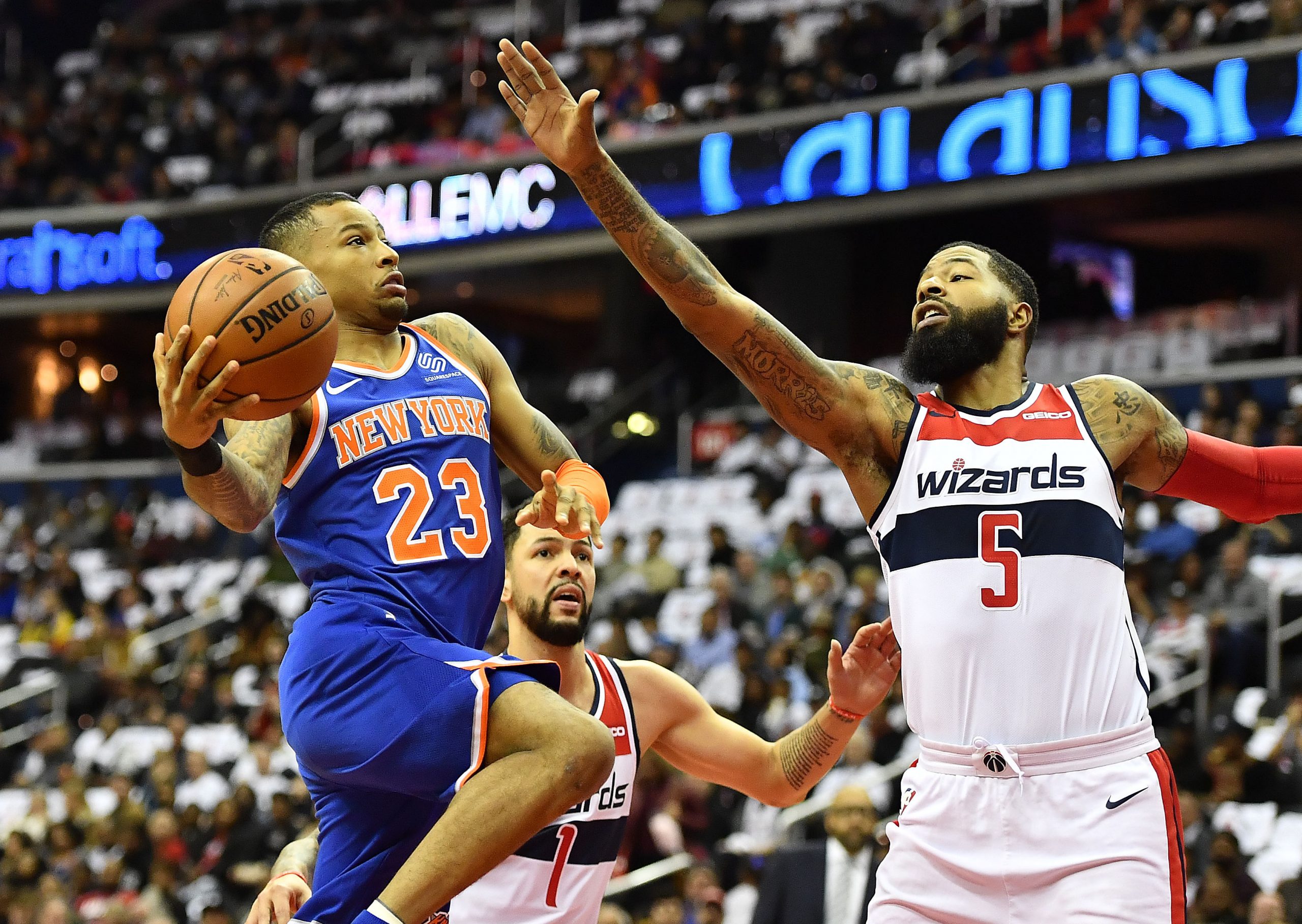 NBA: New York Knicks at Washington Wizards