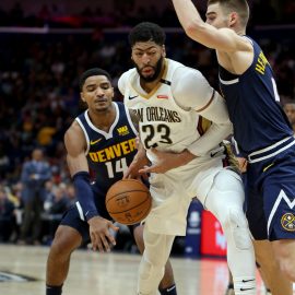 NBA: Denver Nuggets at New Orleans Pelicans