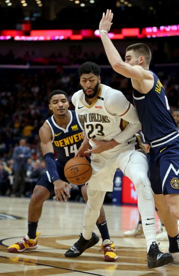 NBA: Denver Nuggets at New Orleans Pelicans