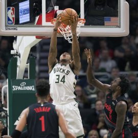 NBA: Portland Trail Blazers at Milwaukee Bucks