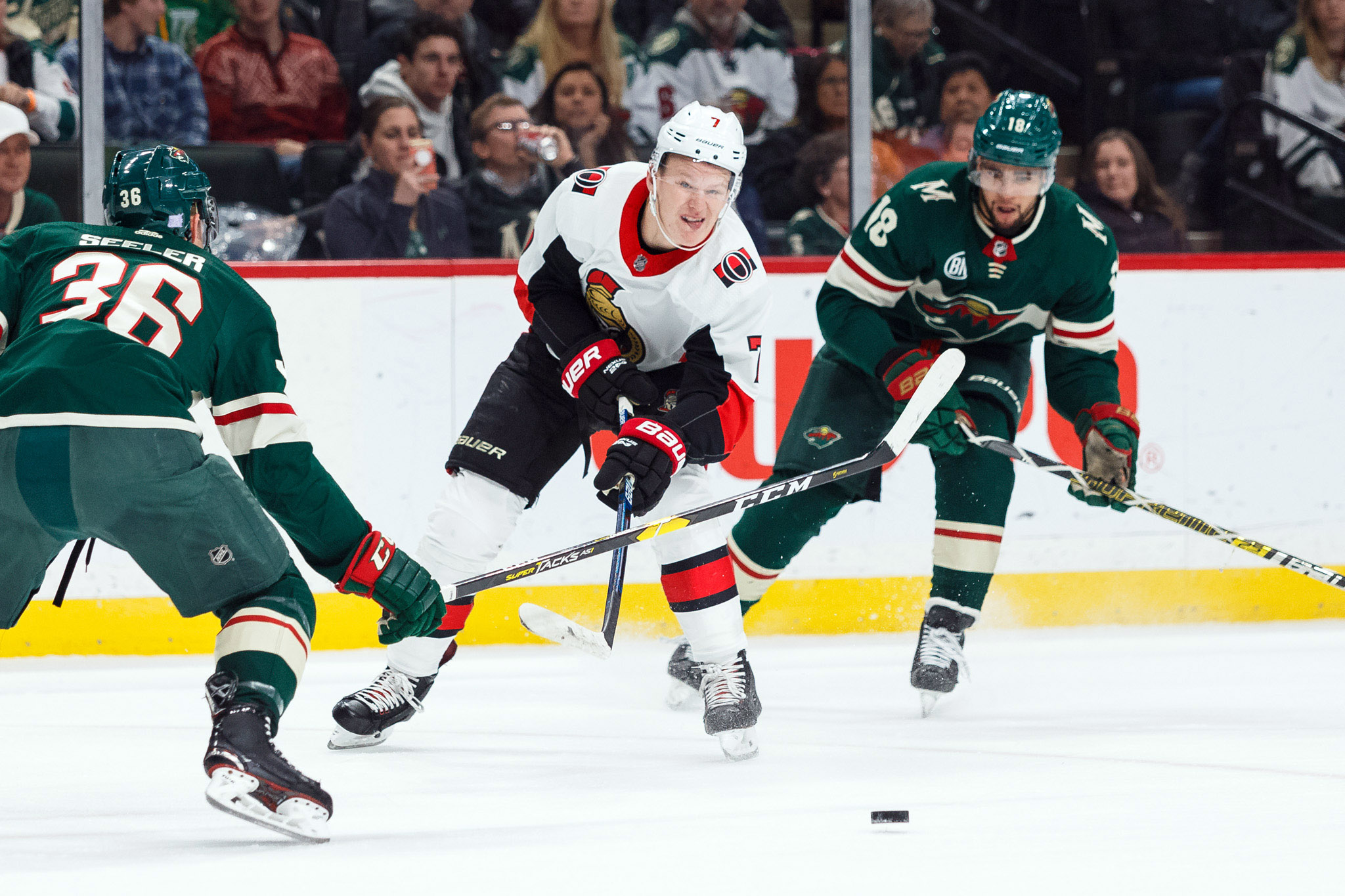 NHL: Ottawa Senators at Minnesota Wild