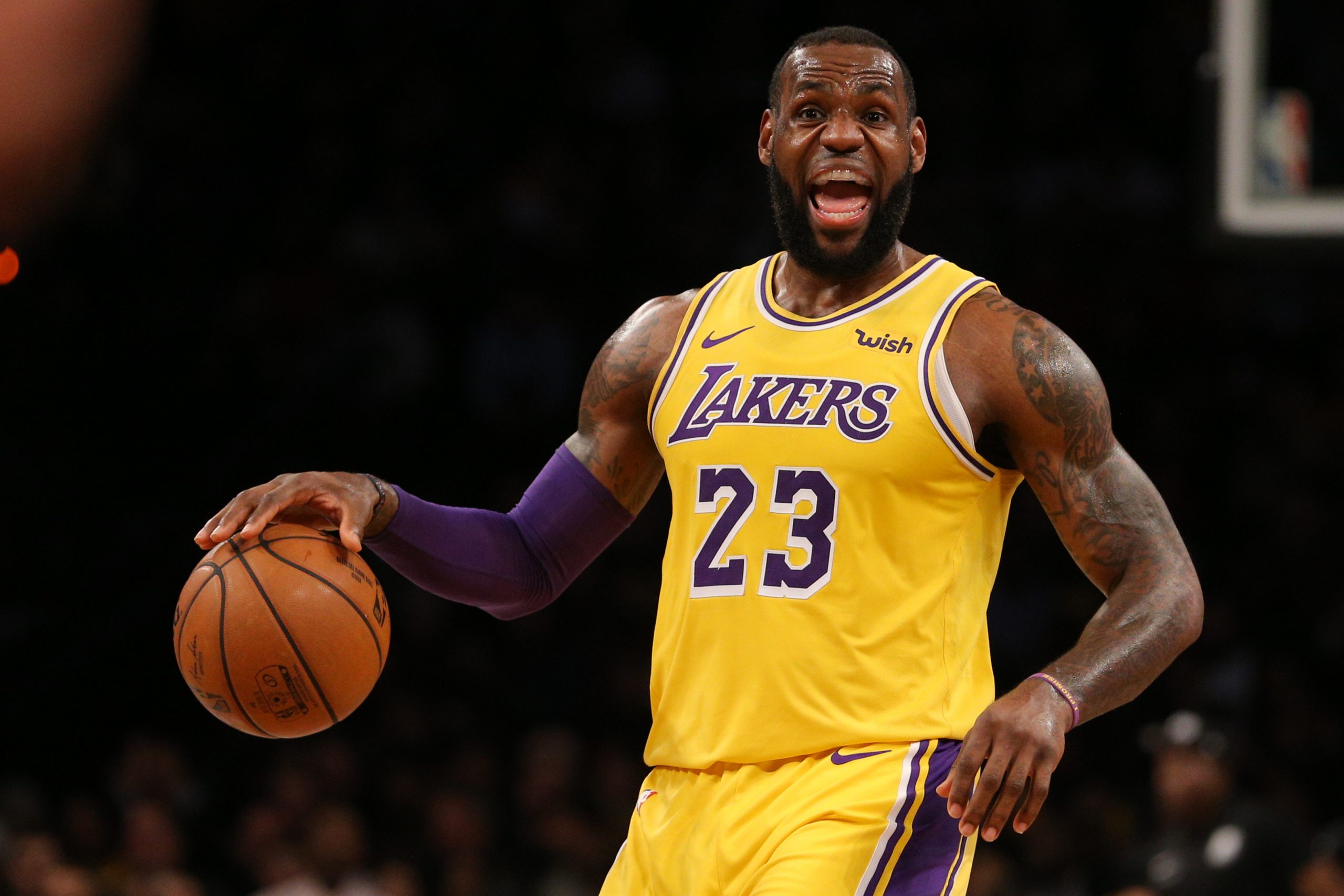 NBA: Los Angeles Lakers at Brooklyn Nets