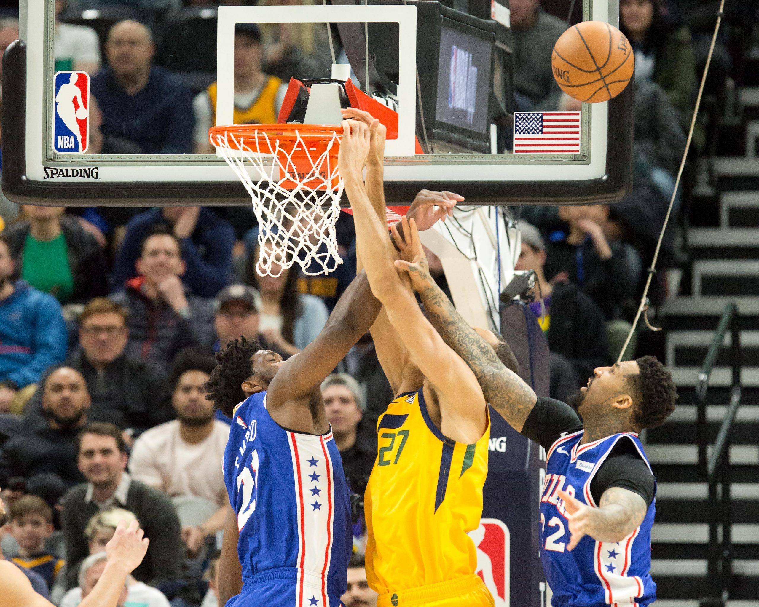 NBA: Philadelphia 76ers at Utah Jazz