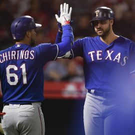 MLB: Texas Rangers at Los Angeles Angels