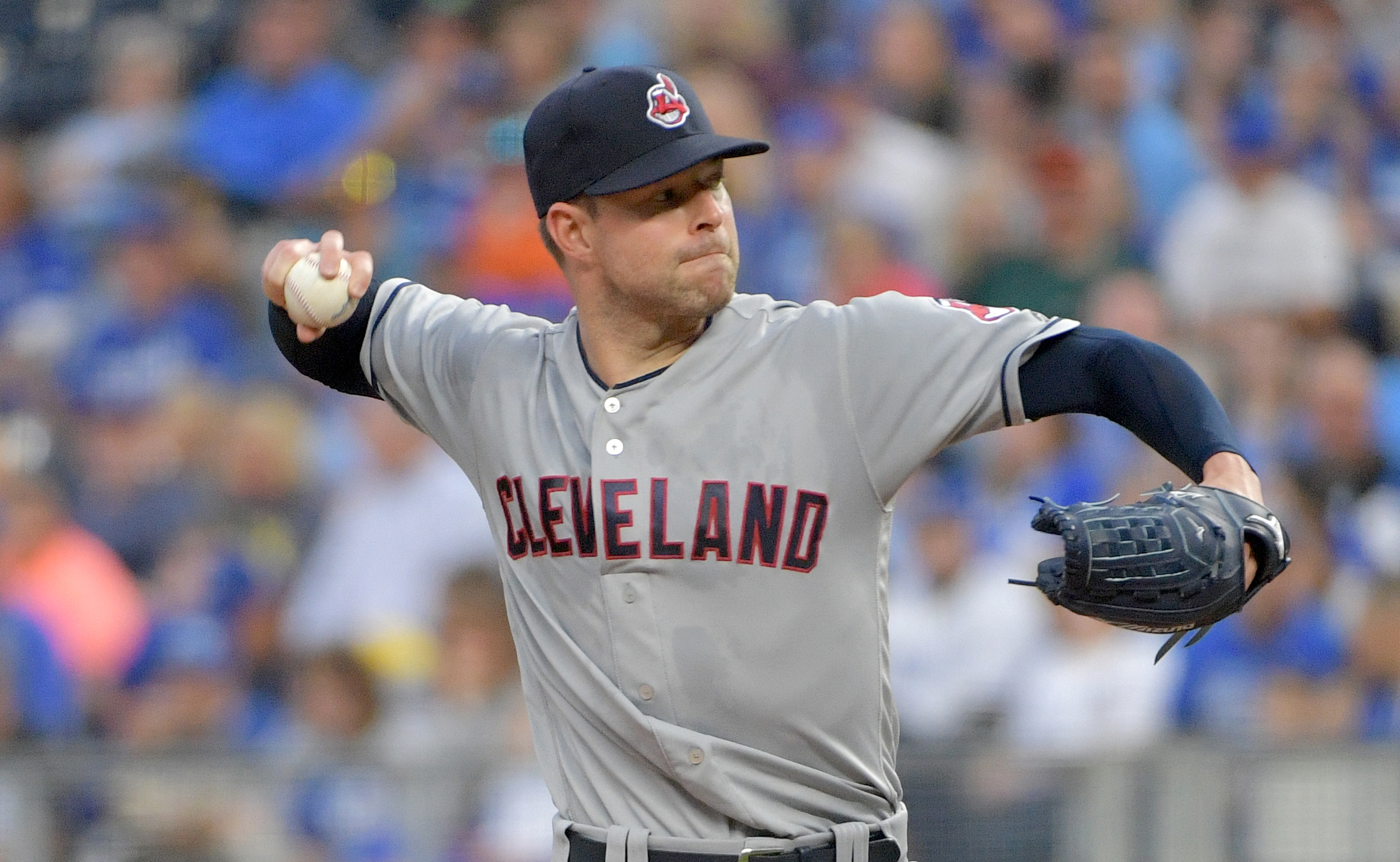 MLB: Cleveland Indians at Kansas City Royals