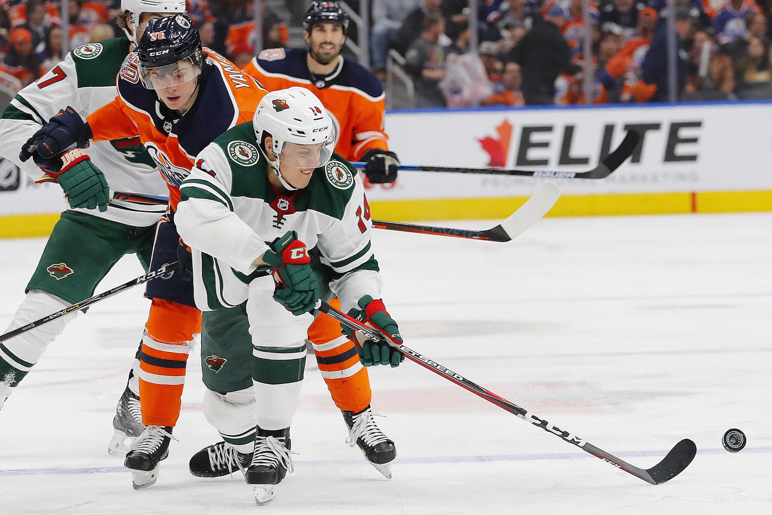 NHL: Minnesota Wild at Edmonton Oilers