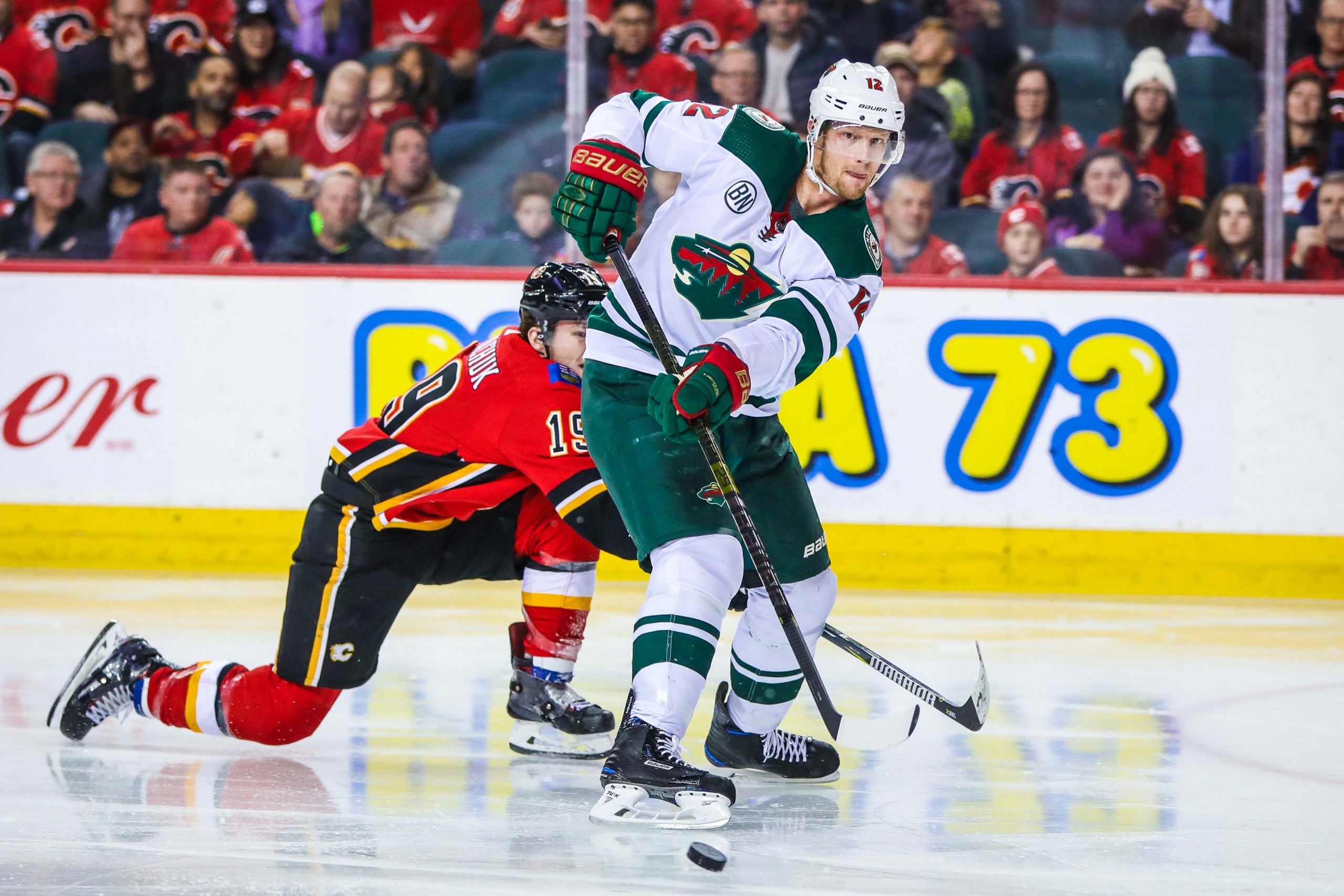 NHL: Minnesota Wild at Calgary Flames