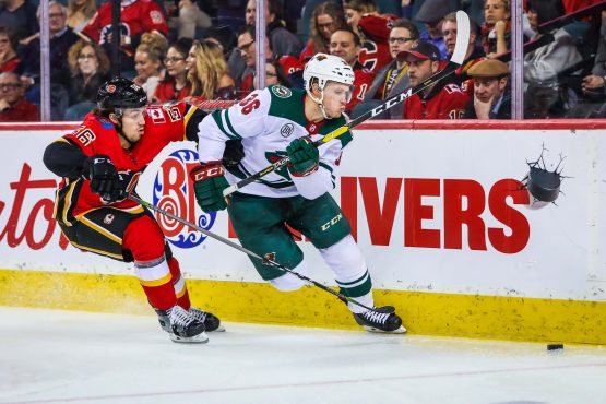 NHL: Minnesota Wild at Calgary Flames