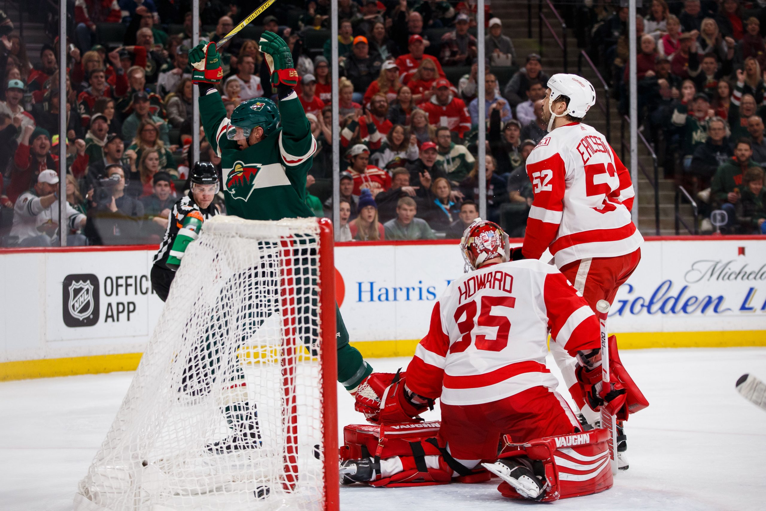NHL: Detroit Red Wings at Minnesota Wild