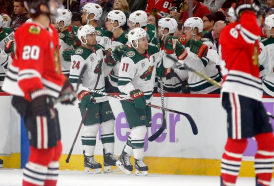 NHL: Minnesota Wild at Chicago Blackhawks
