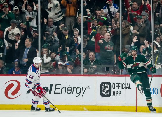 NHL: New York Rangers at Minnesota Wild