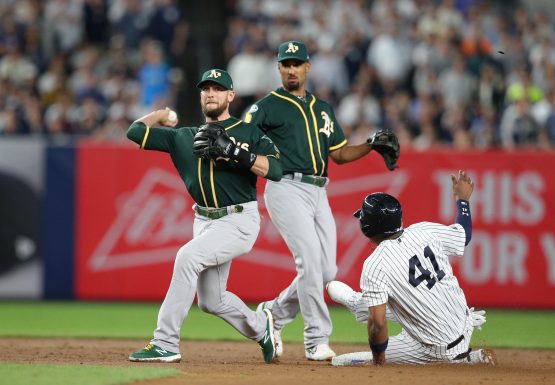 MLB: AL Wild Card-Oakland Athletics at New York Yankees