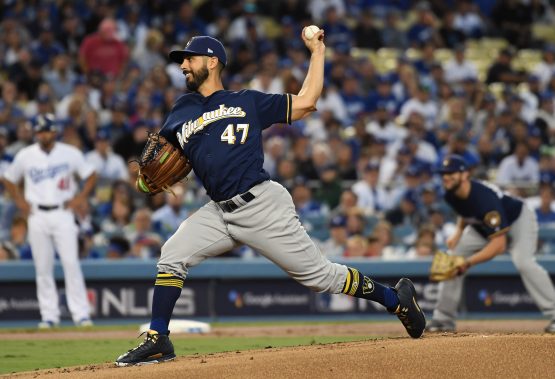 MLB: NLCS-Milwaukee Brewers at Los Angeles Dodgers