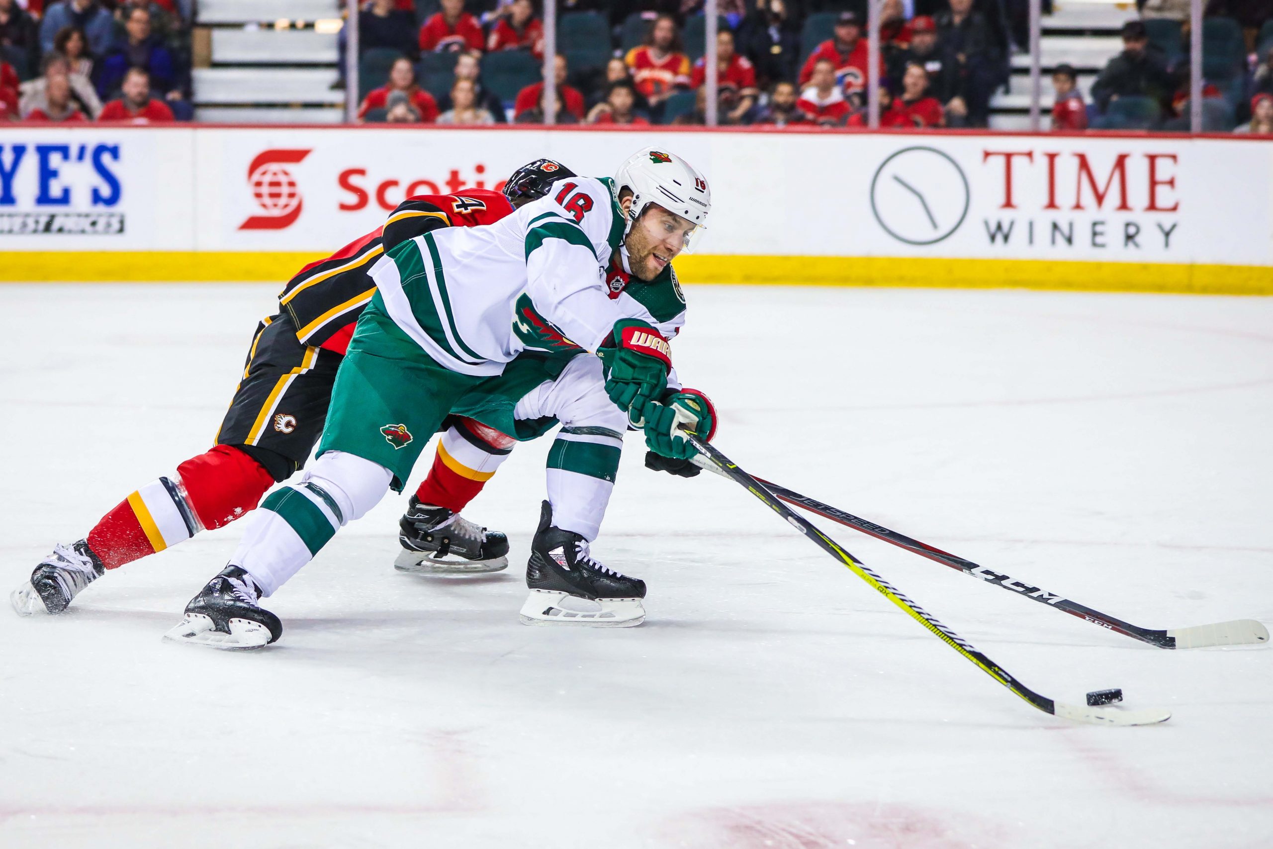 NHL: Minnesota Wild at Calgary Flames