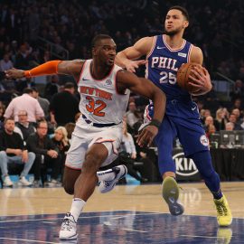 NBA: Philadelphia 76ers at New York Knicks