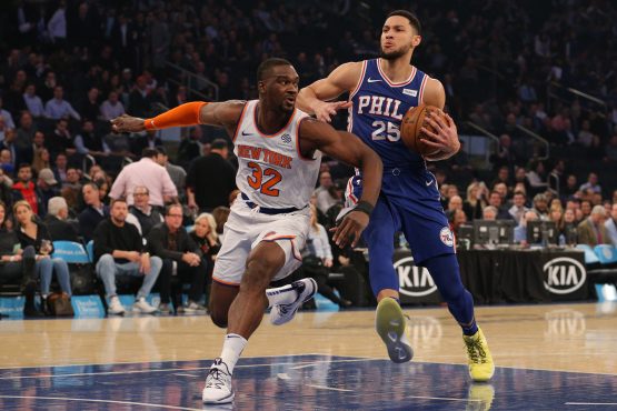 NBA: Philadelphia 76ers at New York Knicks